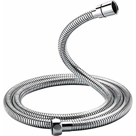 ZVD-Flexible de douche universel (1,5M), flexible de douche anti-torsion et anti-vrillage, acier inoxydable/chromé (1/4)