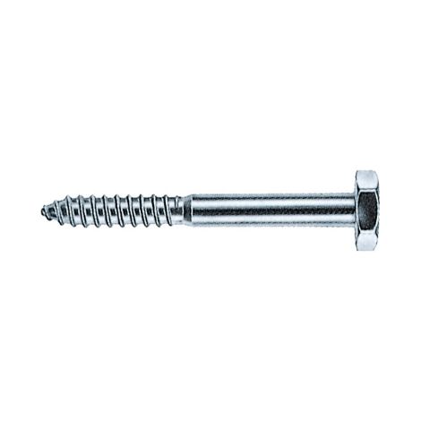 20 boulons d&39ancrage pour bois Boulon A  tA te hexagonale en acier galvanisA  8x60 mm