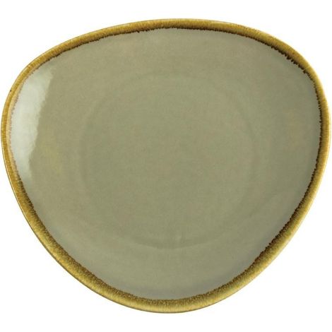 Assiette Triangulaire Couleur Mousse Kiln 280mm (Lot de 4) - Ref GP474 - Olympia (1/5)
