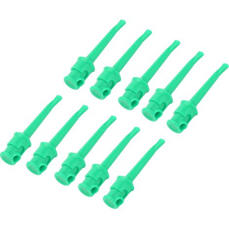 Lot de 10 Pinces Crocodile J.30007 pour Multimètre, Test Électronique de Tension, Circuit, Soudure, Vert (1/5)