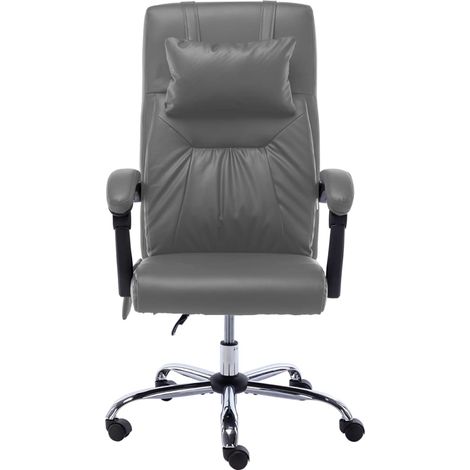 Maison Exclusive - Massage-Bürostuhl Anthrazit Kunstleder