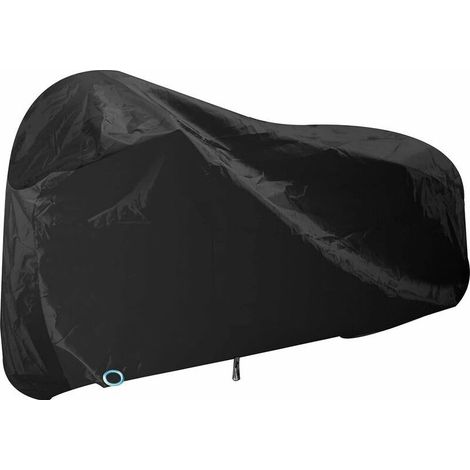 Waterproof Bike Cover Indoor Outdoor 210D Bicycle Protective Cover Dust/UV/Rain/Snow with Lock Hole for Mountain Bike VTC Motorcycle ATV - XL 200x70x110cm (1/5)
