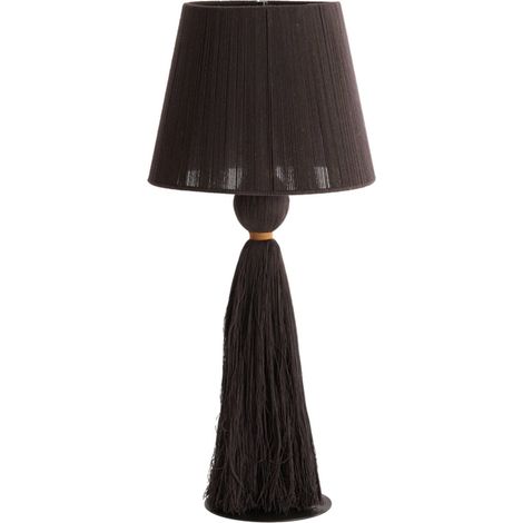 Light & Living - lampe de table - Espino - marron - textile -