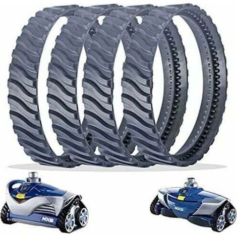 Ringhiere per piscina - Materiale in gomma ad alta resistenza - Compatibili con Zodiac Barracuda MX6/MX8 - Diametro esterno di 6 pollici (1/4)