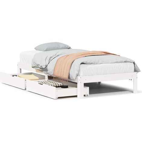 Maison Exclusive - Estructura cama con cajones madera maciza pino