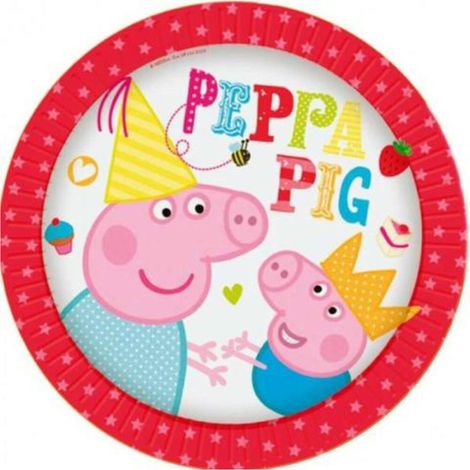 Cf.6 Piatti Cm18 Peppa Pig Pp-0480243 X1