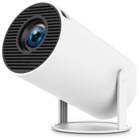 Projecteur portable intelligent pour théâtres à domicile intérieure et extérieure - Mini Projecteur avec Projecteur Bluetooth WiFi 5G - Support 4K - Expérience en grand écran 40 pouces - 130 pouces (1/4)