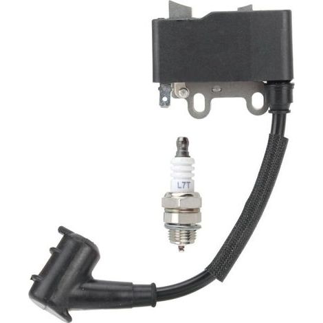 Pack bobine d'allumage haute tension adapté pour A411000130 A411000131 ES210 ES255 avec bougie d'allumage (1/4)