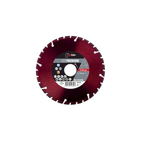 disque diamant - pour acier et bois - biz premium - diamètre 125 mm - bizline 782016
