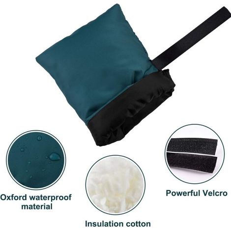 Lot de 3 housses isolées pour robinet extérieur extérieur pour robinet de jardin pour le gel d'hiver Protection imperméable