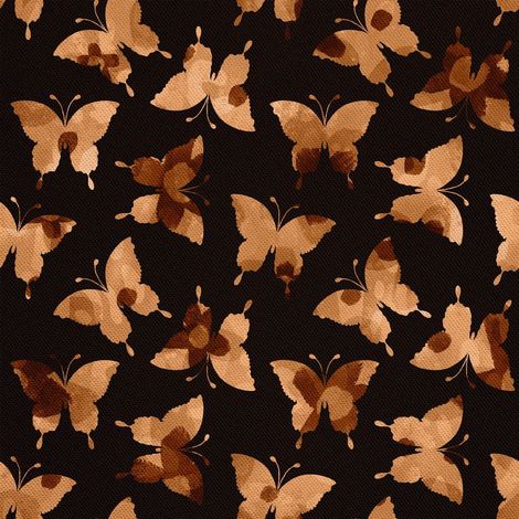 Tela Oxford decorativa para exteriores - Motivo de mariposa sobre fondo oscuro I DX363 (1/5)