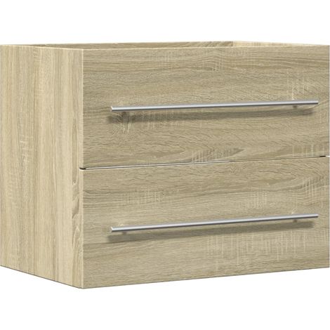 Maison Exclusive - Waschbeckenunterschrank Sonoma-Eiche 60x38,5x4