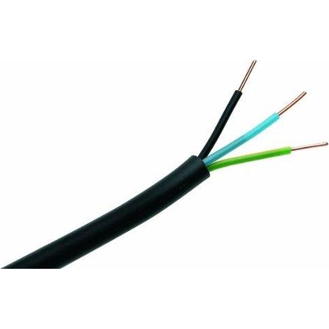 Cavo elettrico Nexans RO2V 3G2.5 mm² nero 100 metri