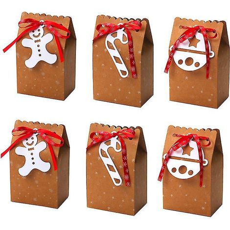 6 boîtes d'emballage cadeaux (1/3)