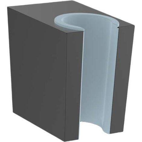 kielle - Wandmontierter Duschhalter, gun grey 20901077 (1/3)