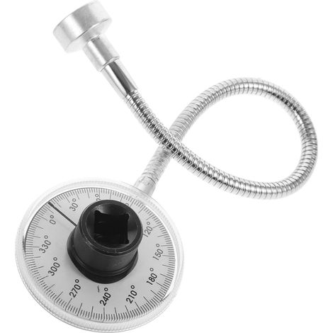 Jauge D'angle de Couple pour Clé Dynamométrique 1/2 en Acier Allié Argenté Bras Flexible, Mesure Précise et Polyvalente pour Projets et Voitures (1/5)
