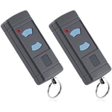 2pcs Télécommande de porte de garage 868 MHz pour Hormann HSE2-868, HSM4-868, HS4-868, HS1-868, HSM2-868, compatible avec les ouvre-portes de garage portables GARADOR Promatic. Bouton bleu universel. (1/5)