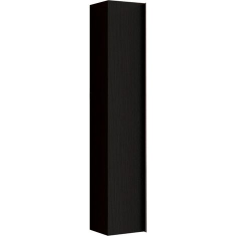 Mueble de baño suspendido, 1 puerta, colección FRASSI. Color negro ceniza (1/2)