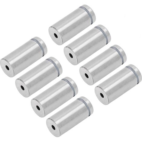 Lot de 12 vis à distance inox pour fixation murale panneau plexiglas 19x40mm (1/5)