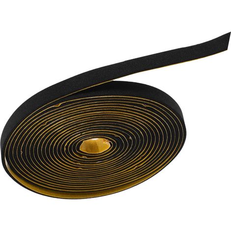 d étanchéité auto adhésif en mousse EVA 3 mm x 12 mm noir