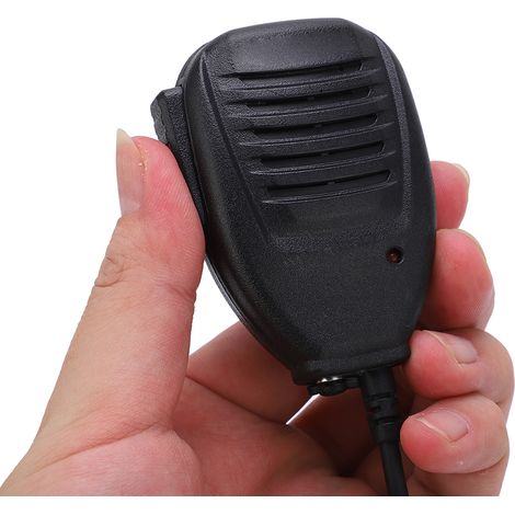 Dieses Walkie-Talkie mit Licht und Handmikrofon eignet sich für Motorräder, Autos, Wohnmobile und Autoreisen und ist kompatibel mit dem Baofeng UV-5r usw. (Baofeng UV-5R Handmikrofon mit Licht). (1/5)