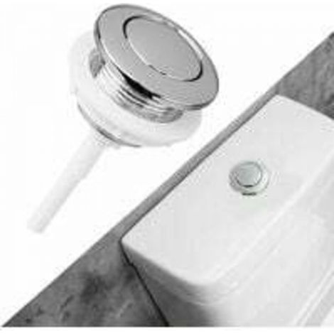 Bouton de chasse d'eau pour toilettes 38 mm Bouton poussoir simple pour chasse d'eau de toilette (1/5)