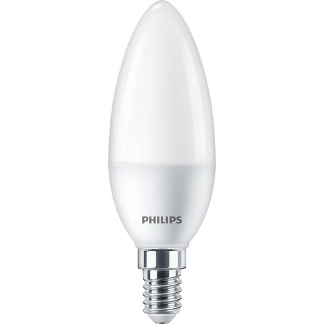 ampoule LED Flamme E14 60W Blanc Chaud Dépolie