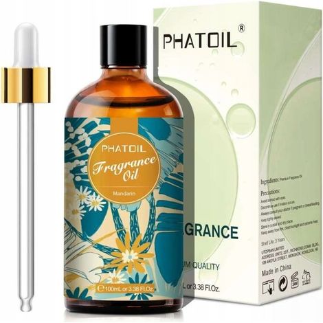 Aceite aromático de mandarina para difusor 100 ml + gotero (1/2)