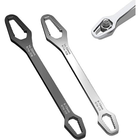 pièces - Jeu de clés Torx universelles 8-22 mm - Outils de clé réglable auto-serrants double face - (1/4)