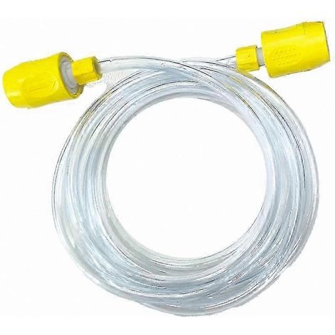 Raccord jaune pour tuyau d'arrivée d'eau de 2,5 m pour pompe de pulvérisation PUZZI 8/10, compatible avec les nettoyeurs haute pression, pièce de rechange 4.446-023.0 (1/5)