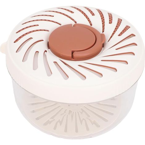 Fruit Washing Strainer Bowl with Foldable Handle (BROWN) (1/5)
