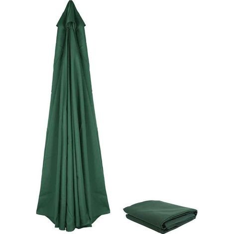 Toile de Rechange pour Parasol, Toile de Rechange de Jardin, Toile de Rechange en Polyester, Toit pour Parasol de Soleil, Tissu de Remplacement pour Parasol (Size:2m,Vert) (1/5)