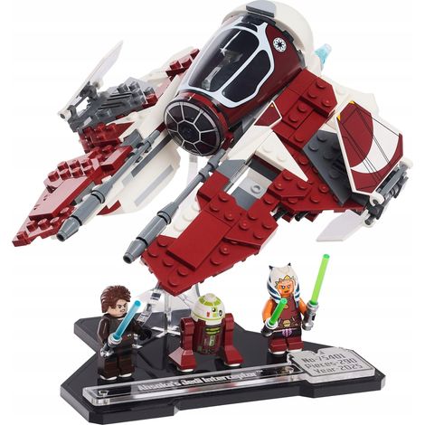 Base de ladrillo ennegrecida para Lego 75401 Star Wars - Interceptor Jedi de Ahsoka (1/5)
