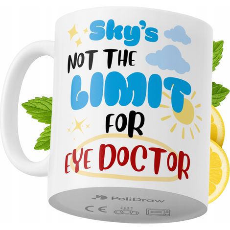 Lustige Kaffee- oder Teetasse mit witzigem Textdesign für Augenärzte – ideal für Geburtstage, Namenstage, Feiertage und besondere Anlässe. Hochwertige Tasse für Zuhause, Büro und Arbeit. Farbe: Weiß, 