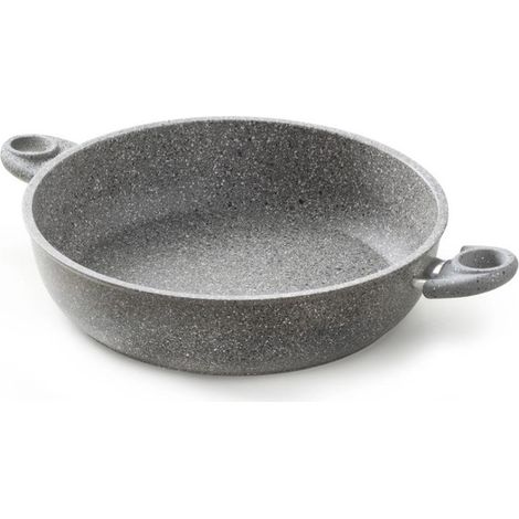 Tegame Antiaderente con 2 Manici Cuore di Pietra 24 cm Accademia Mugnano (1/3)