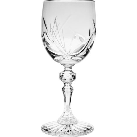 Copas de vino de cristal de 170 ml Frozen Leaf (1/4)