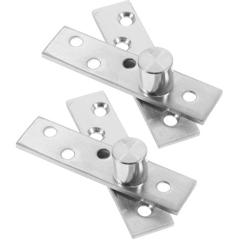 re pivotante en acier inoxydable argent bross taille moyenne
