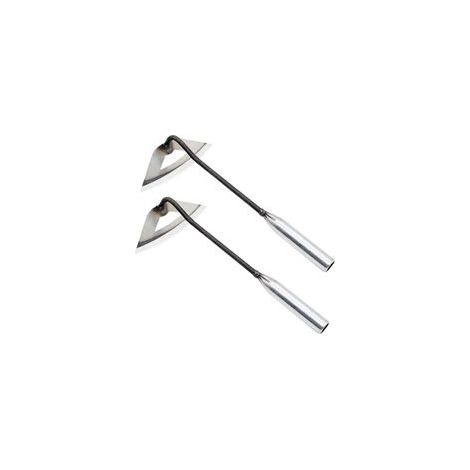 Lot de 2 houes Creuses en Acier trempé - pour désherber - pour Le Jardinage, Le Jardinage - Binette de Jardin pour désherbage dans Le Jardin