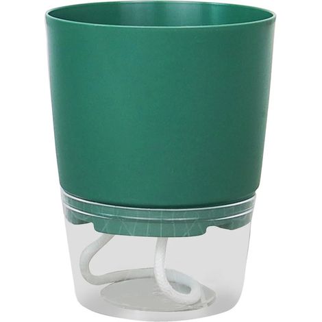 Pot de fleurs à arrosage automatique, lot de 5, vert, 10,8 x (1/5)