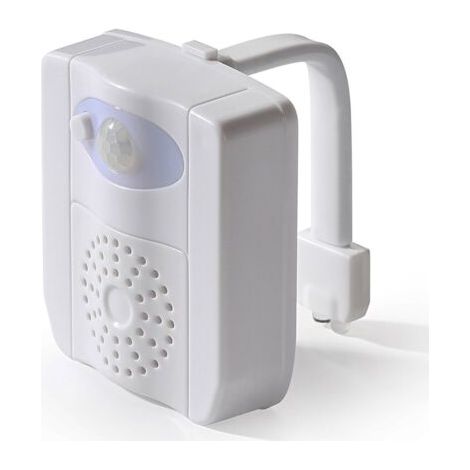 Lampe Toilette Veilleuse –Lampe Toilette LED Détecteur avec Désinfection UV, Lumières de Toilette de Capteur Activé avec Aromathérapie & 16 Couleurs, pour WC/Salle (1/5)