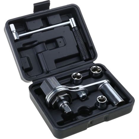 Jeu de clés à douille à spécifications multiples adaptées pour les mécaniciens amateurs de véhicules de remplacement de pneus de voiture haute résistance garage (1/5)