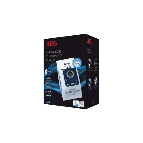 Aeg - sacchetto aspirapolvere - gr201s - classic - 12 pz. + 1 filtro - 9001688242 - 7321424021031