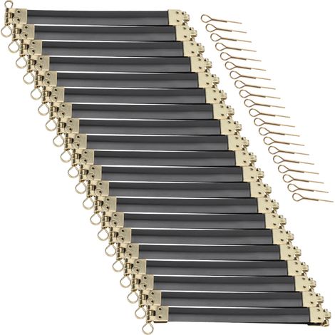 20 pièces de cadre flexible interne en métal pour porte-monnaie rétro, accessoires de couture et de loisirs créatifs. (1/5)