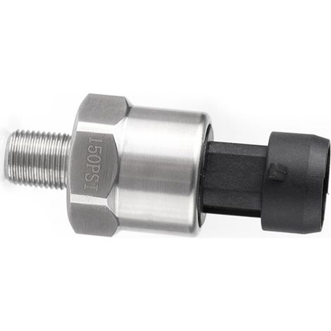 Capteur transmetteur de pression en acier inoxydable pour huile, carburant, air et eau (150 PSI) (1/5)