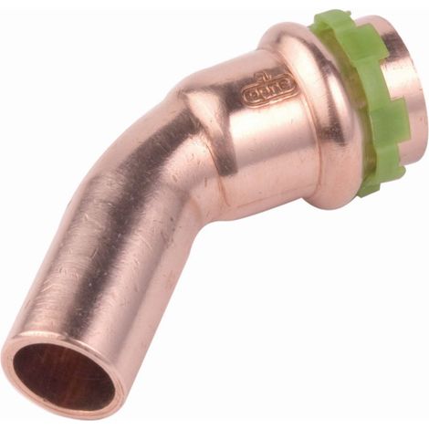 Coude cuivre 45°, mf gaz Comap Ø 18 (1/2)