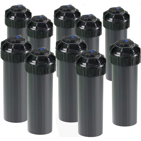 Lot de 10 Arroseur Rain Bird 5004-PC. Turbine portée de 7,6 à 15,2 mètres. Filetage femelle 3/4'' Arrosage professionnel de jard (1/4)