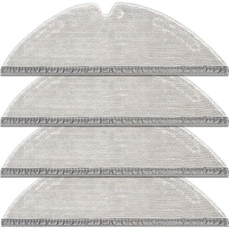 serpillières Accessoires pour Dreame D20 Pro Plus rechange aspirateur robot,serpillières en microfibre,Lavable et réutilisable -4Pièces (1/5)