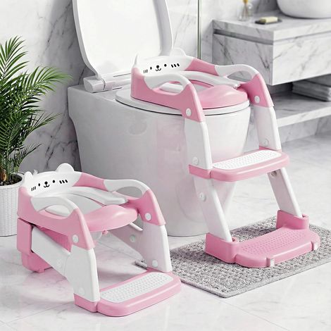 Reducteur Toilette Enfant, 2 en 1 Rehausseur Toilette Enfant (1/5)