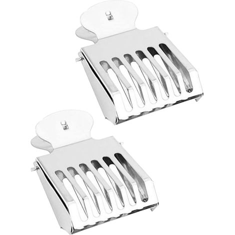 2pièces Attrape-abeilles Lot De Pince à Reine Acier Inoxydable Pour Apiculture Outils Pour Cages à Abeilles (1/5)