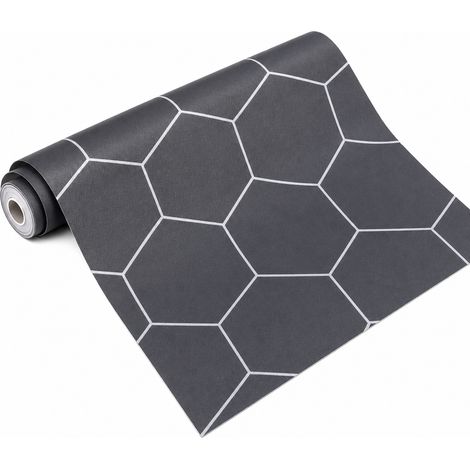 Film Adhesivo Antideslizante para Baño Negro 60 cm x 5 m (1/5)